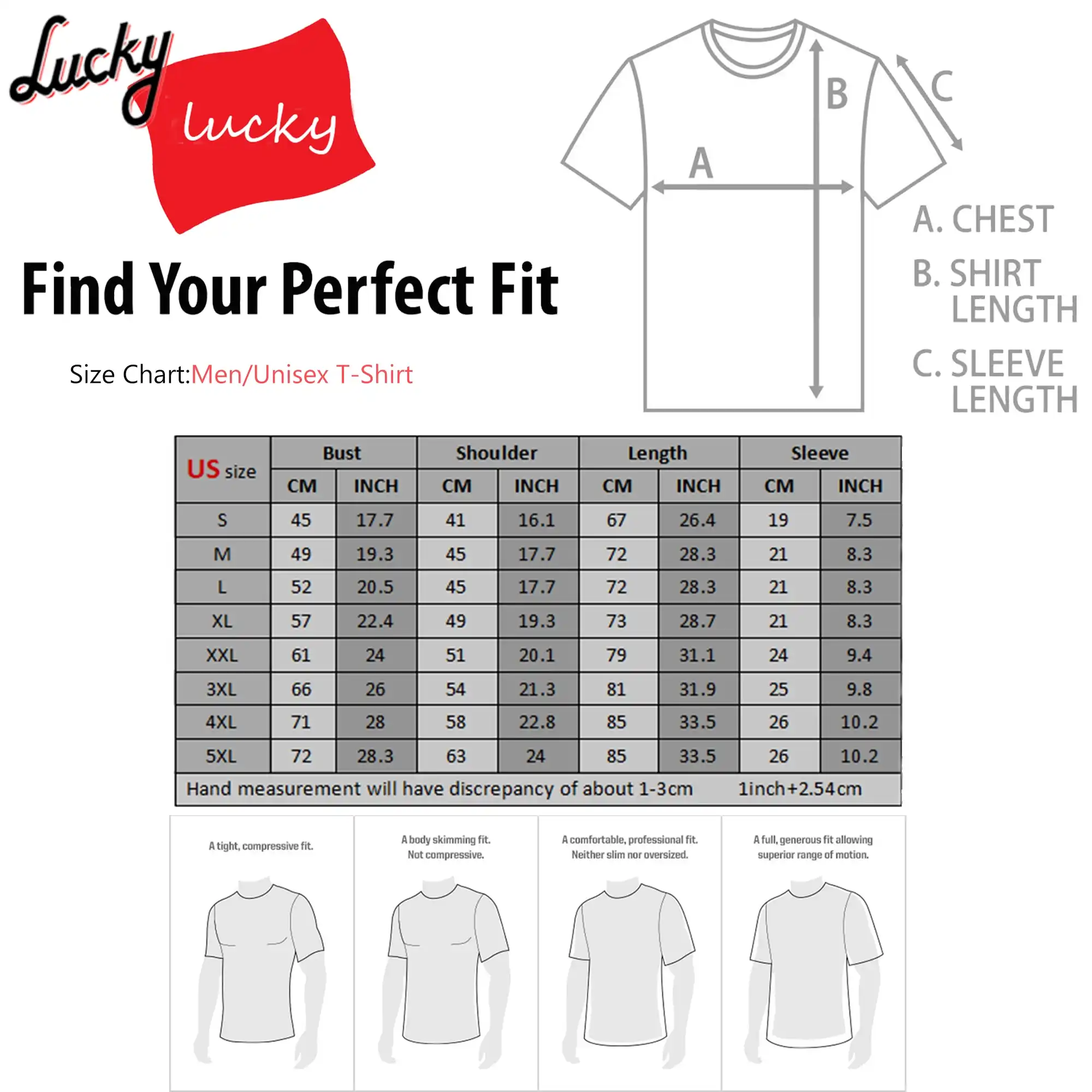 Qwertee size chart Clearance