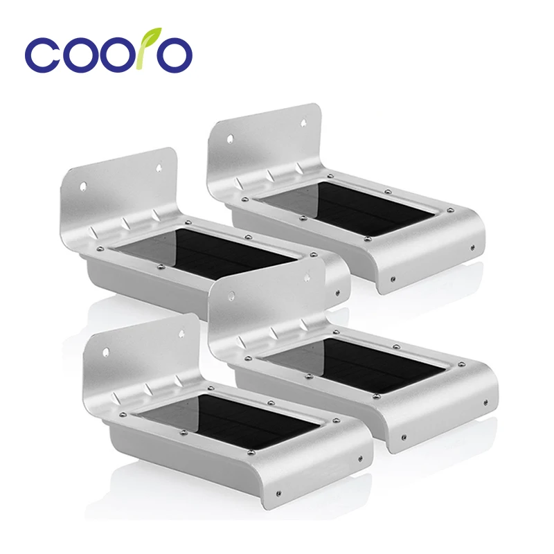 

4 Pack New solar light 2nd Generation 16LEDs Outdoor Wireless Solar Powered PIR Motion Sensor Light Wall light Led sensor lamp