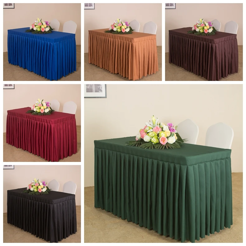 Скатерть Свадебная с юбкой 20 цветов|polyester table cover|table coverdecorative tablecloth |