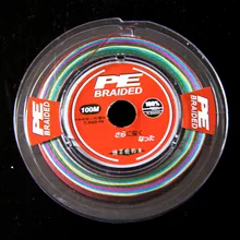 100 м дорожная и полюсная Леска рыболовная леска 8 нитей цветная PE большая тянущаяся леска