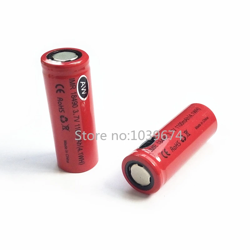 Высокое качество 18490/18500 1100mah 3 7 V 6 4.1WH перезаряжаемый литий ионный аккумулятор