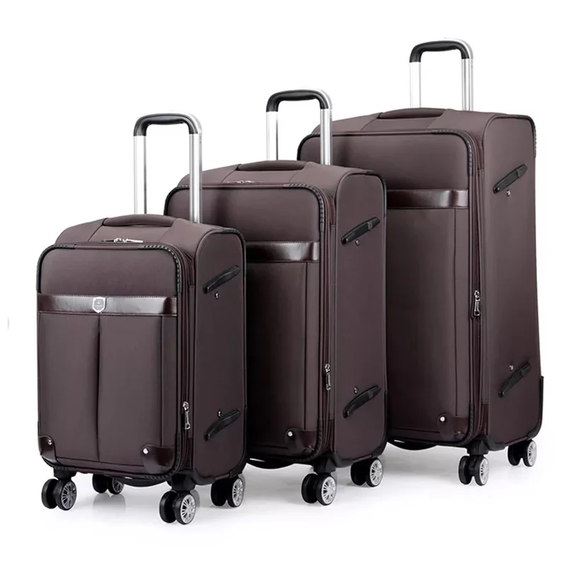 Business Nylon rolling luggage universal mute wheel trolley case high