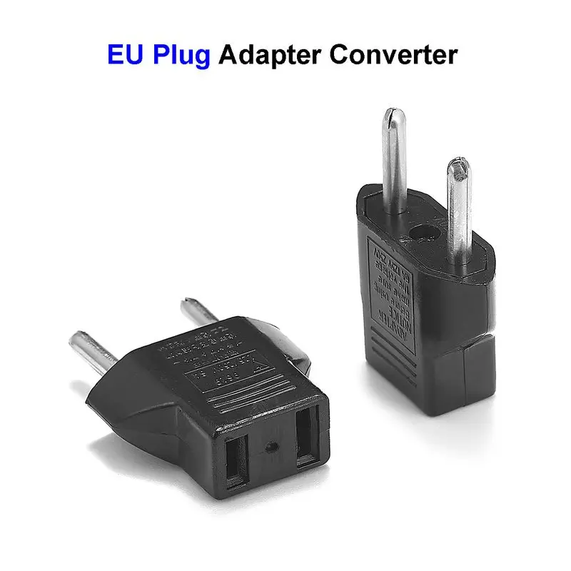 European EU Plug Adapter American China Japan CN US To EU Euro Travel Adapter Electric Plug