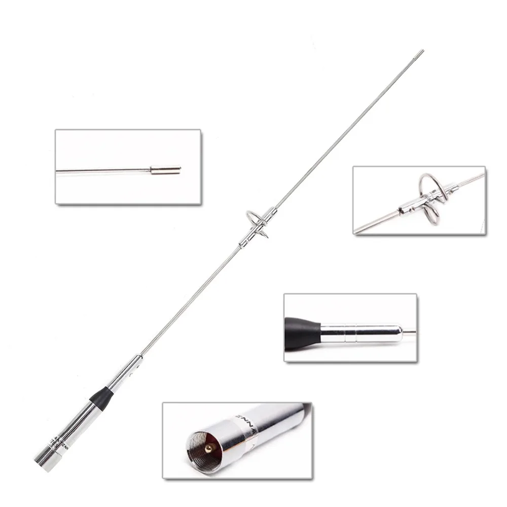 2 or 4pcs NL-770S Dual Band UHF/VHF 144/430MHz 150W 2.15/3.0dBi NL 770S Antenna SL16/UHF-J/M Type For Car Radio