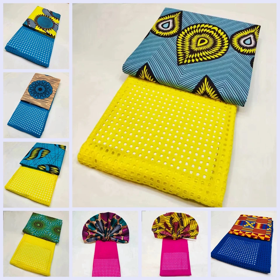 Ankara and dry lace combination styles Clearance