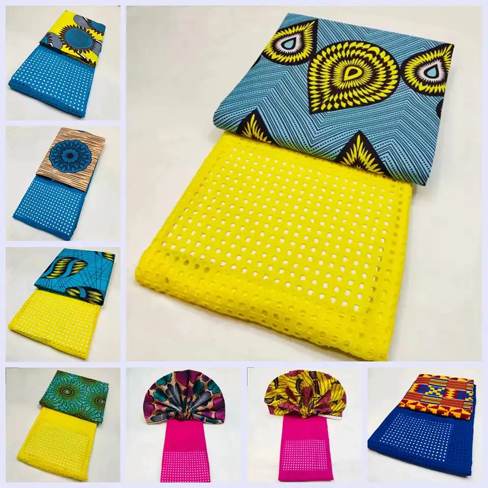 Ankara and dry lace combination styles Clearance