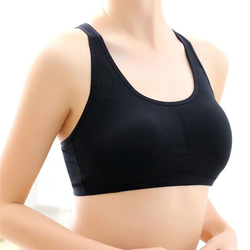 Women Spring Modal Breathable Bra Seamless Padded Wireless Push Up Vest Type Bra Student Girl Lace Bra Tops Bralette Cups