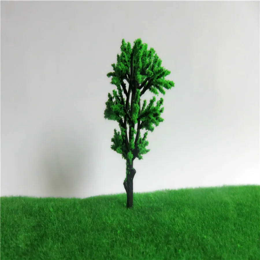 new architecture 3d scale artificial plastic model  green tree  layout169
