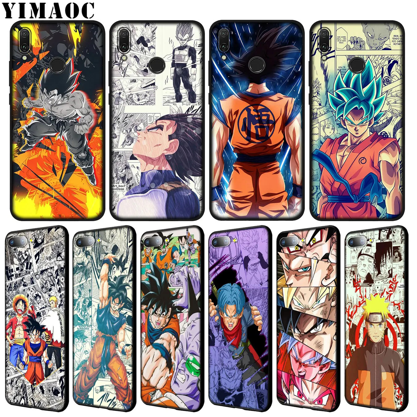 

YIMAOC DRAGON BALL Z DBZ Goku Soft Silicone Case for Huawei Y9 Y7 Y6 Prime 2019 Honor 20 8C 8X 8 9 9X 10 Lite 7C 7X 7A Pro Cover