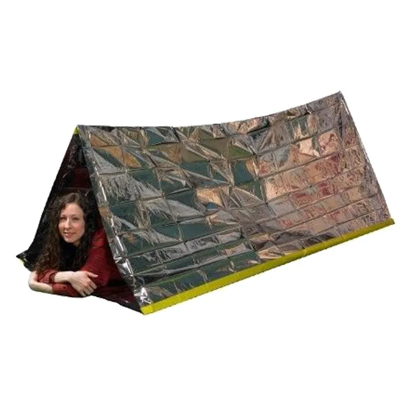 Argent Emergency Shelter Tent Outdoor Ultralight Portable Camping SOS Shelter Mylar Emergency Tube Tent First Aid