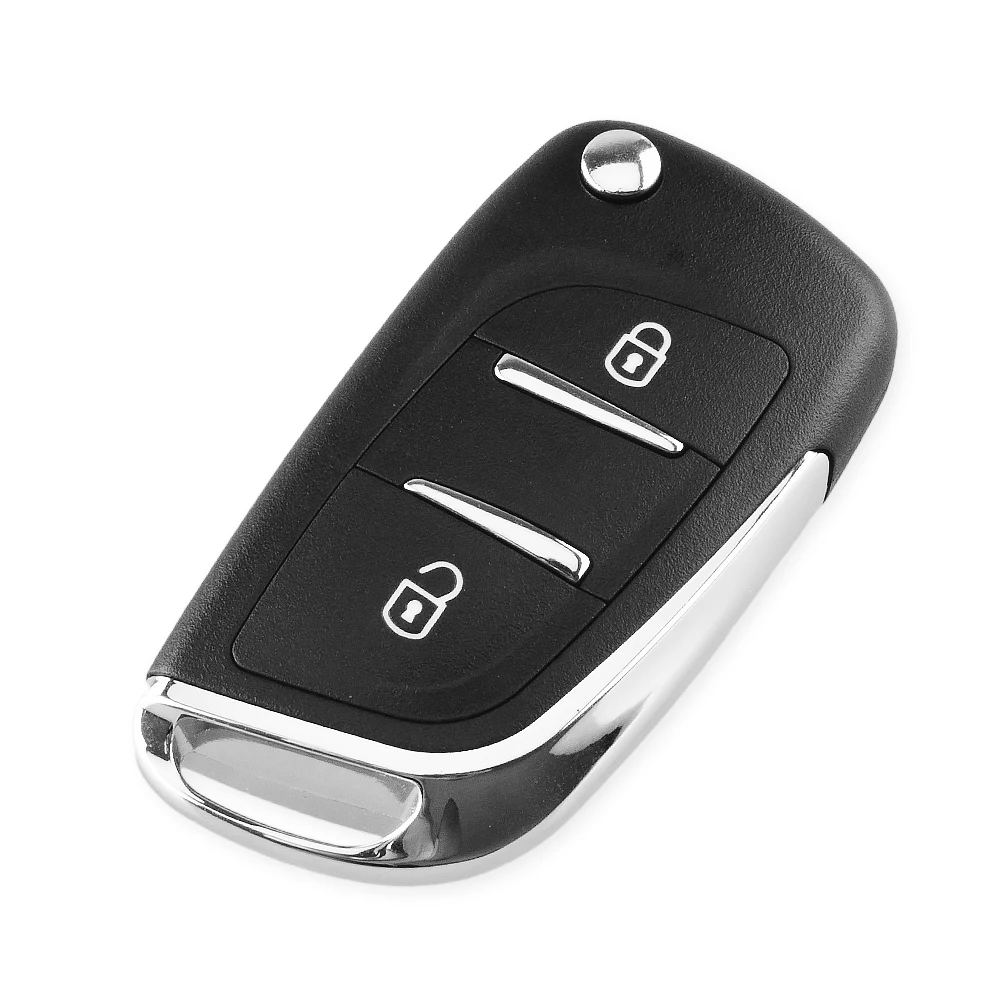 Dandkey CE0536 Modified Flip For Citroen C2 C3 C4 C5 C6 C8 Berlingo Xsara 2/3 Buttons Remote Car Key Case Shell Fob Uncut Blade
