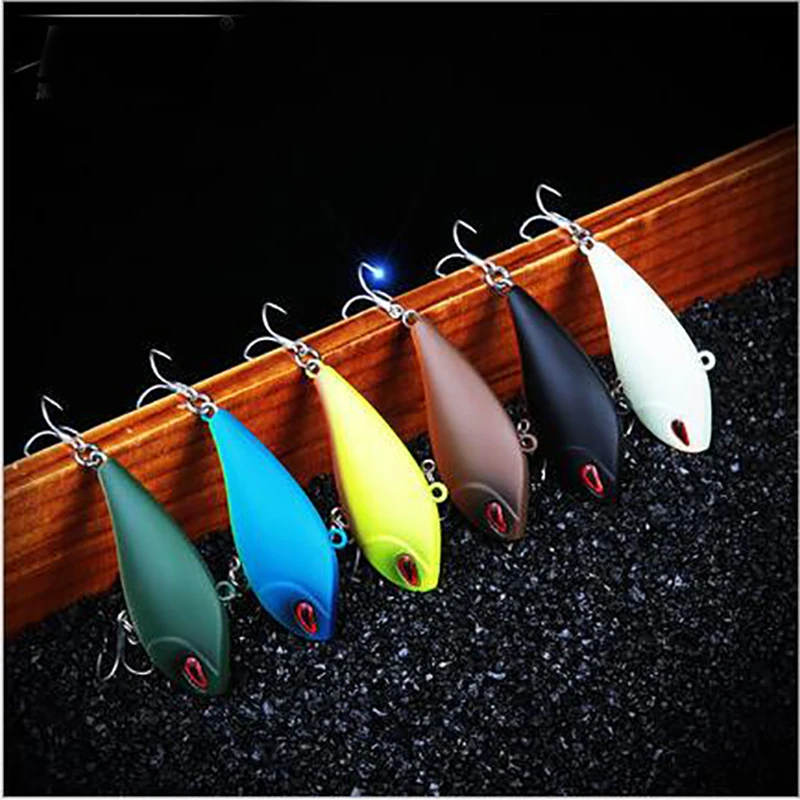 VIB sinking fishing lures vibration vibe hard bait with treble hook for