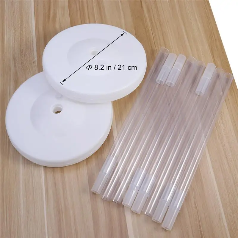  2pcs Balloon Column Stand Kits Arch Stand with Frame Base and Pole for Wedding Birthday Festival Pa