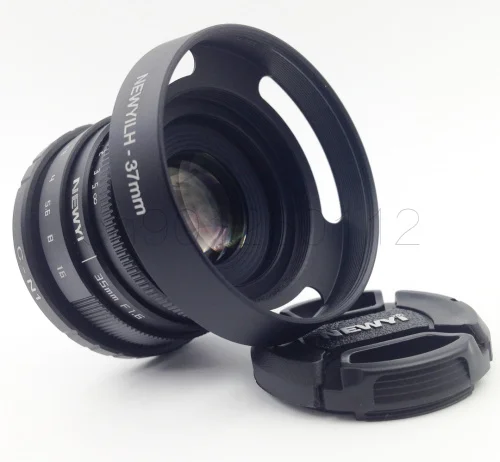 7 в 1 комплект 35 мм f/1,6 CCTV Мини объектив для Nikon1 V1/J1/V2/J2/J3/V3/S1/S2/AW1/JMount камеры и адаптер бленды