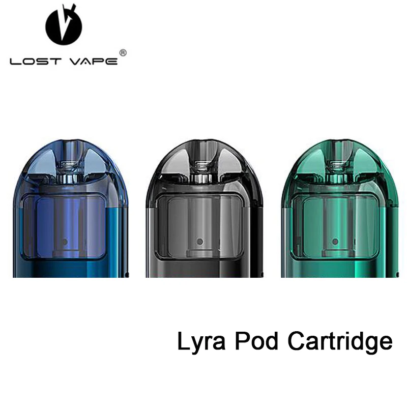 

Original Lost Vape Lyra Pod Cartridge 2ML With 1.2ohm Regular Coil/0.6ohm Mesh Coil fit for Lyra Pod Kit Vaporizer lostvape