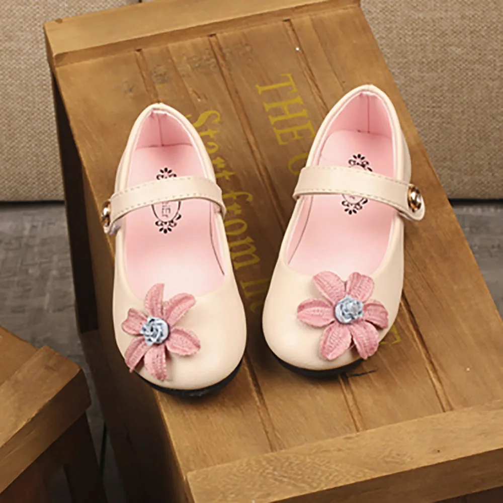 

MUQGEW Summer Children Kid Girls Solid Floral Princess Casual Shoes for toddlers Kids party pageant princess shoes #XTN