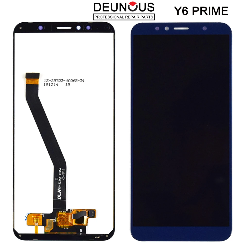 Оригинальный ЖК дисплей 5 7 дюйма для Huawei Y6 Prime 2018 зеркальный и цифровой