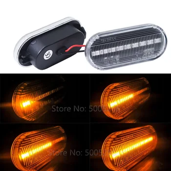 

Side Markder Light Dynamic LED Turn Signal Lamp for Ford C-Max Fiesta Focus MK2 Fusion Galaxy for VW Bora Golf3 4 Lupo Vent