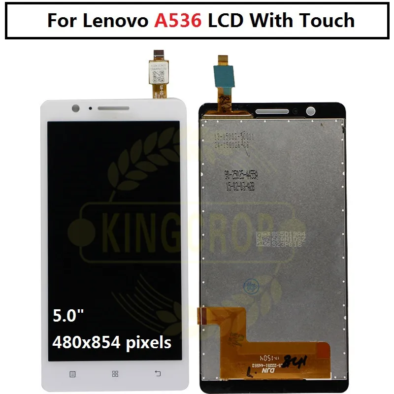 

100% Original For Lenovo A536 LCD Display With Touch Screen Digitizer Assembly for lenoco A536 lcd