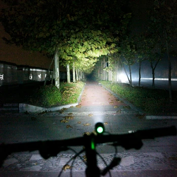 

1PC Bike Headlight 1200 Lumen T6 LED Light Bicycle Headlight Waterproof Aluminum Alloy For Universal Bike With USB Cable