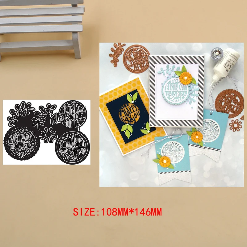 

Wreath combination Metal Cutting Dies Stencils for DIY Scrapbook Photo Album Paper Card Decorative Craft Embossing Die new 2019