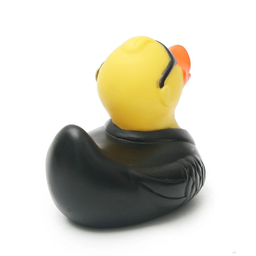 3 шт Мужские в черном прохладном резиновом утке Duckie Baby Shower Водные Игрушки для малышей Дети подарки на день рождения подарок игрушка