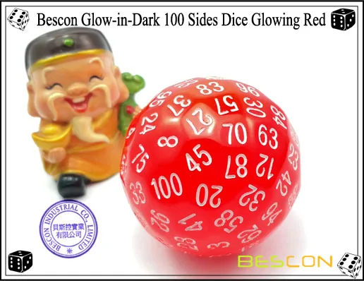 Bescon Glowing Red D100-1