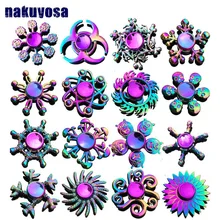 Цинковый сплав красочные горячие колеса гироскоп и ручной Спиннер и анти-Тревога игрушка для спиннеров фокус снимает стресс