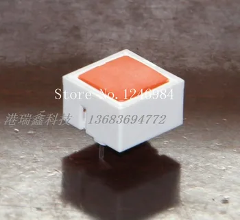 

[SA]Taiwan Deli Wei dailywell orange ribbon light jog button 15 * 15 no lock button PKS5B4250R--50pcs/lot