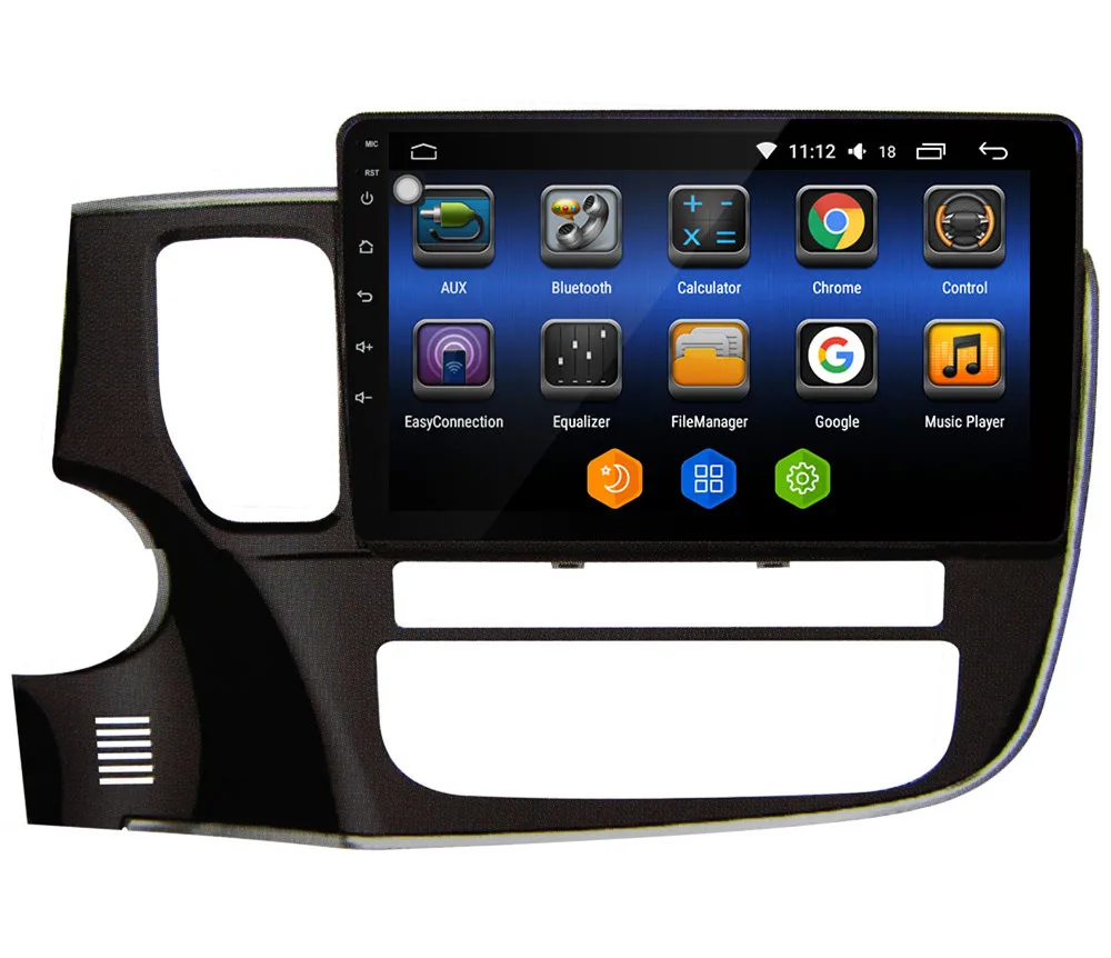 Best 10.1" IPS 4G DSP Carplay Android 8 Octa Core 4GB RAM 64GB BT Car DVD Multimedia Player Stereo For Mitsubishi Outlander 2013-2017 1