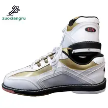 Высокое качество унисекс обувь для боулинга правая рука противоскользящая подошва кроссовки из натуральной кожи дышащие мужские кроссовки Светоотражающая обувь