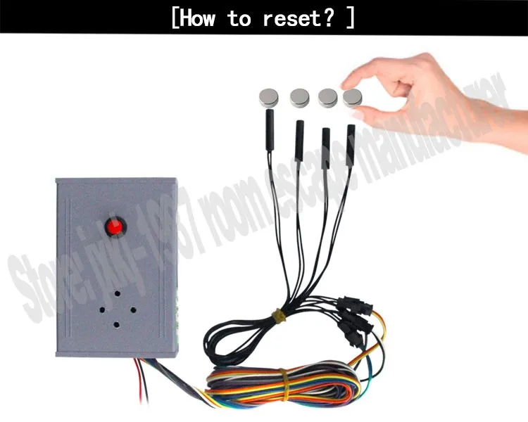 Escapar da Vida Jogo de Escape Colocar o Ímã Sensor para a Direita para Bloqueio de Liberação Fugir da Câmara Sala Real Prop Nova Quarto Hot 6 sensor para a direita para bloqueio de
