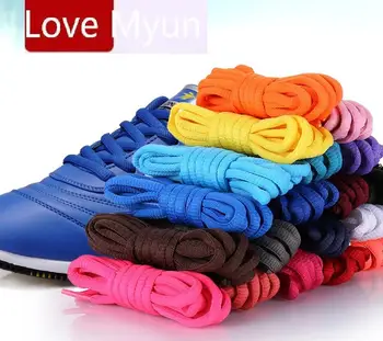 

Wholesale Ellipse Semicircle Shoelaces Sneakers Boots Shoeslaces Casual Sports Shoe laces Black White Red Blue Green Pink Brown