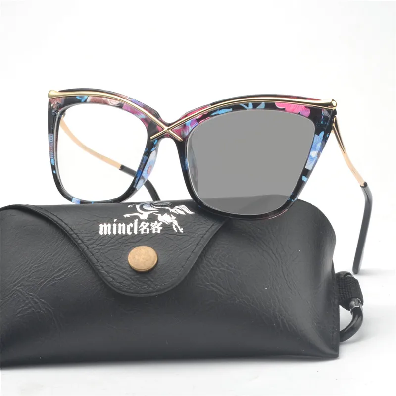 

new cat Transition Photochromic Progressive Reading Glasses Sunglasses women Hyperopia Presbyopia with diopters Presbyopia FML