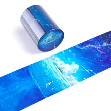 

6cm*7m Blue Island Wide Romantic Scenery Paper Washi Tape Decor Masking Tape Colorful Adhesive Tape