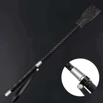 Bdsm Leather Horse Whip With Sword Handle crop whip Flogger Spanking Paddle Slave Fun Sex Products Toys Adult For Game Couples 2