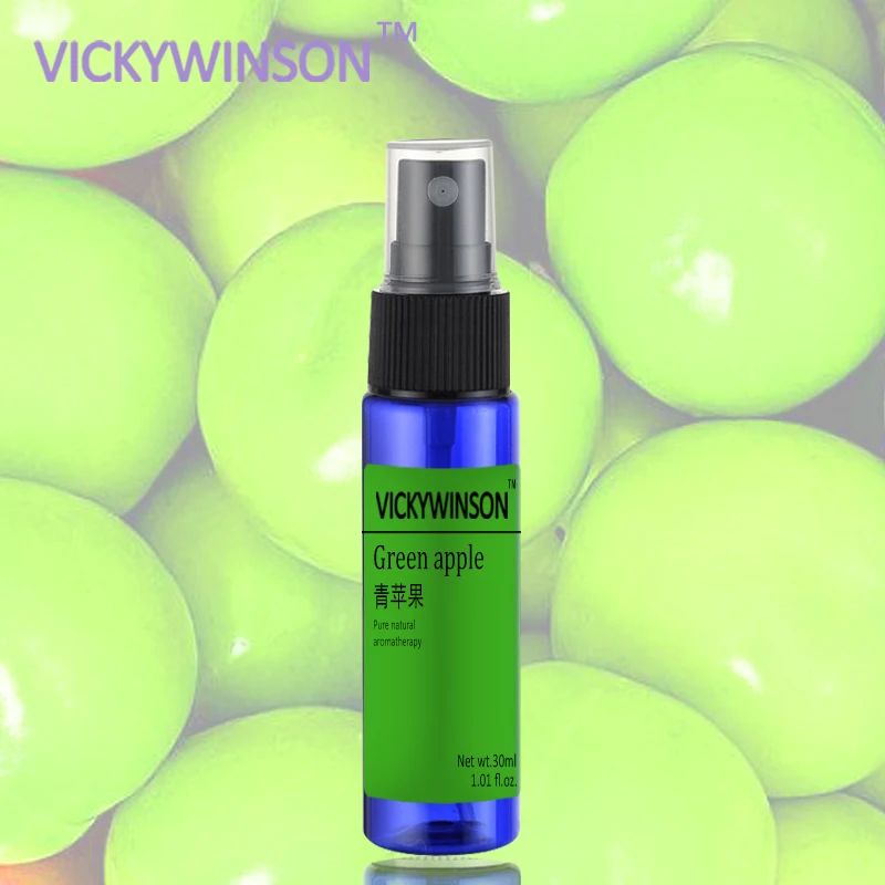 

Green apple Natural Herbal Spray Flower Fruit Fragrance Deodorant Body Odor Armpit Underarm Removal Antiperspirants 30ml