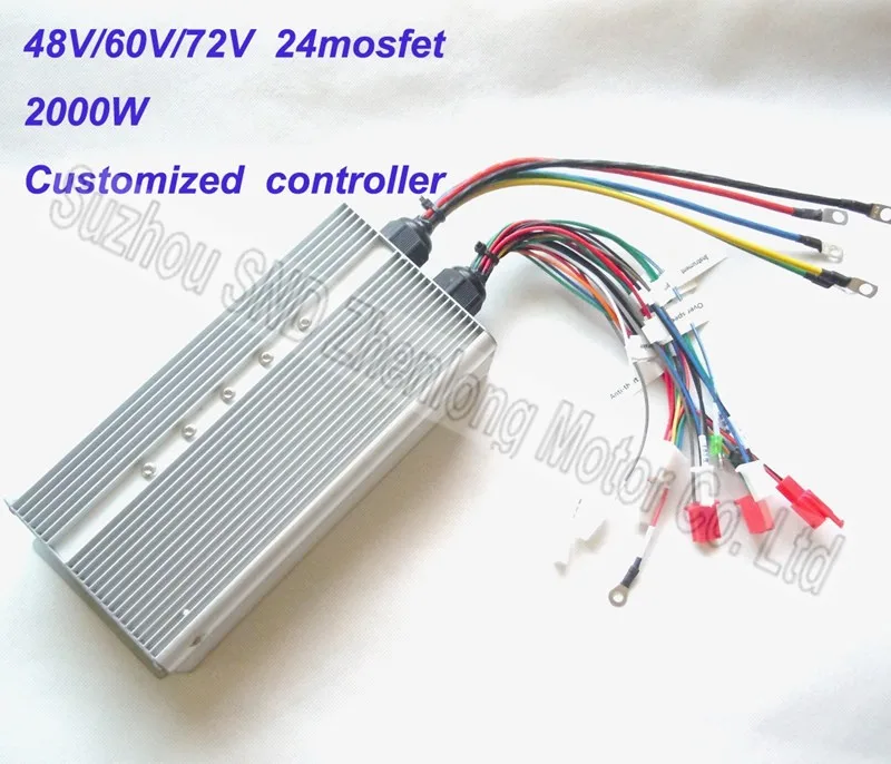 

Wide voltage DC 48V/60V/72V 2000W e-bike hub motor controller G-K001