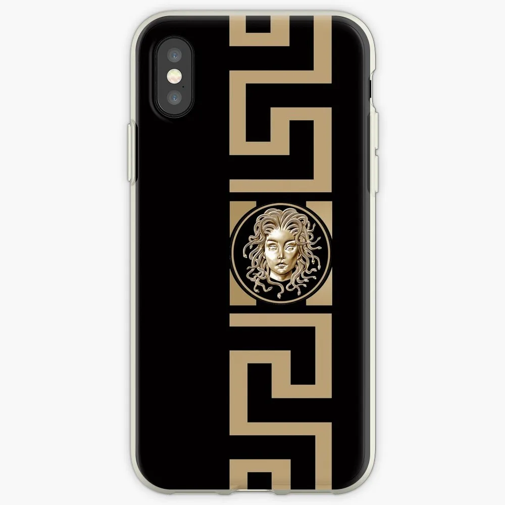 

Medusa Brand Transparent Case For Apple iPhone X XS MAX XR SEcover case for iPhone 7 8 Plus 6 6s 5 5s 7Plus 8Plus Coque
