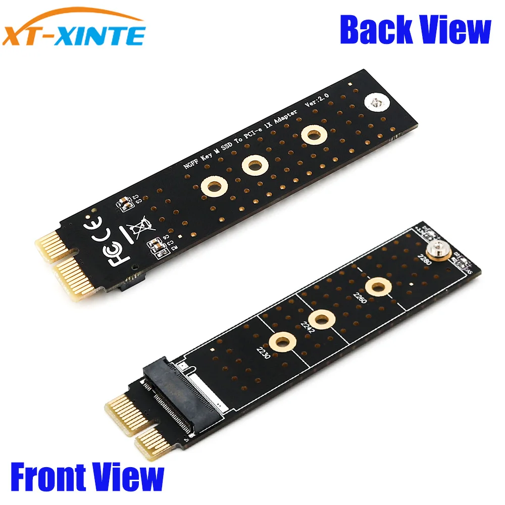 Переходная плата для NVME удлинитель NGFF M.2 PCI E3.0 1x Express Raiser ключей 2230 2280 M