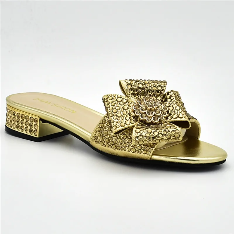 

New Arrival Luxury Sandals Women Shoes for Nigeria Party Women Sandalia Feminina Latest Shoes Woman High Heel Pumps Women Shoes