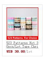 Decorativos de Papelaria Padrões Lote Folha Washi Tape Scrapbooking Ferramenta Fita Adesiva Adesivos Atacado 149 30 Pçs - 27 Tape Scrapbooking Ferramenta Fita Fita Adesiva Fita