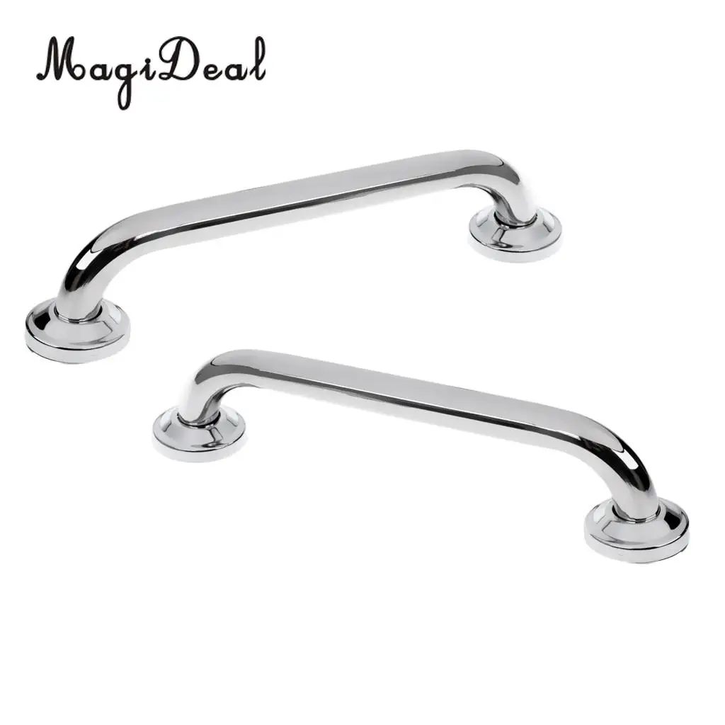 2 Pieces 316 Stainless Steel 13'' Boat Polished Marine Yacht Grab Handle Handrail 330mm Heavy Duty Fishing Flatable Boat Dinghy
