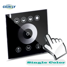 DIY home lighting single color LED Touch switch Panel Controller led dimmer for DC12V LED strip lights