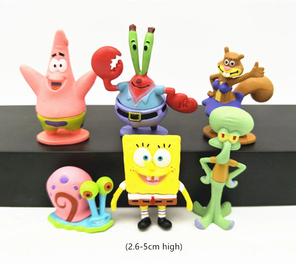 Aquarium Spongebob Ornament Patrick Star Gary Cijfers Sponge Bob