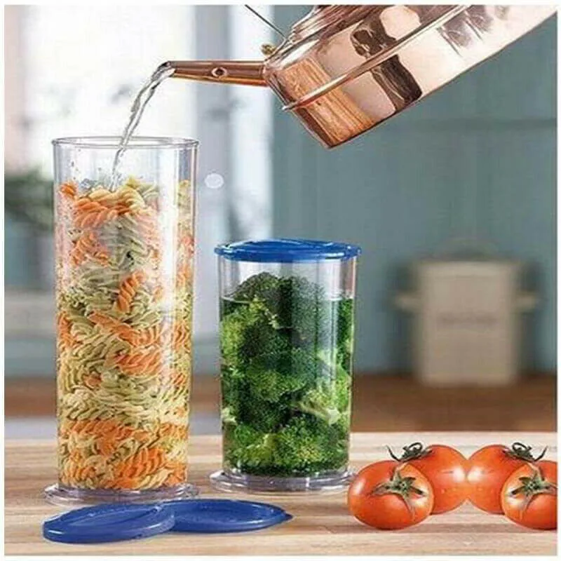 

Pasta Kitchen Express Cooks Spaghetti Pasta Maker Cook Tube Container Fast Easy Cook Kitchen Tools Kitchen Accessaries @15