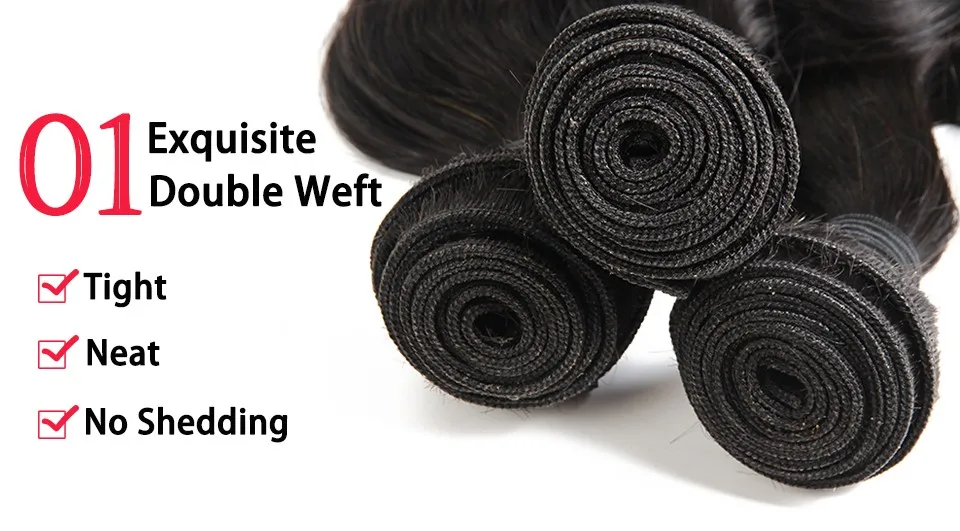 bodywave brazilian hair weave