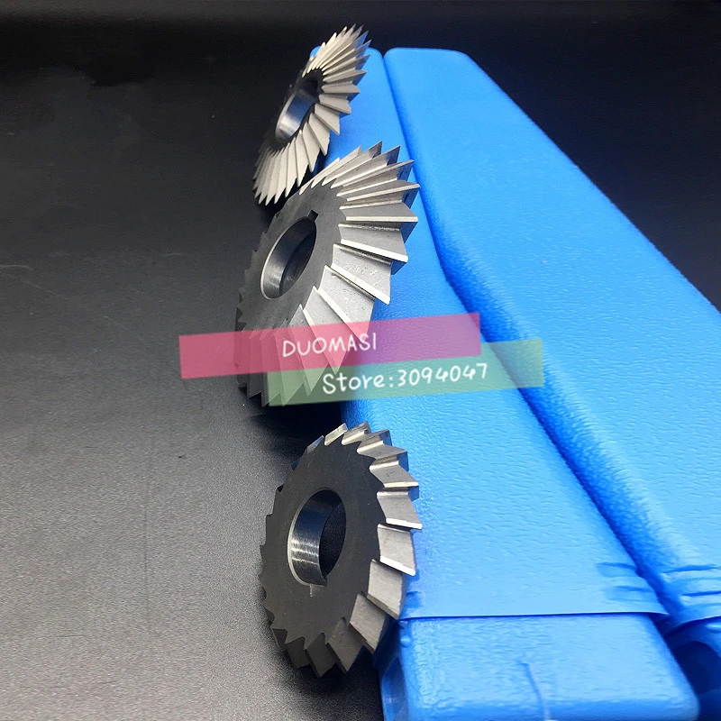 45mm*90 degrees*16mm Inner hole Unilateral 45 degrees HSS-M2 Double Angle Milling cutter Free shipping