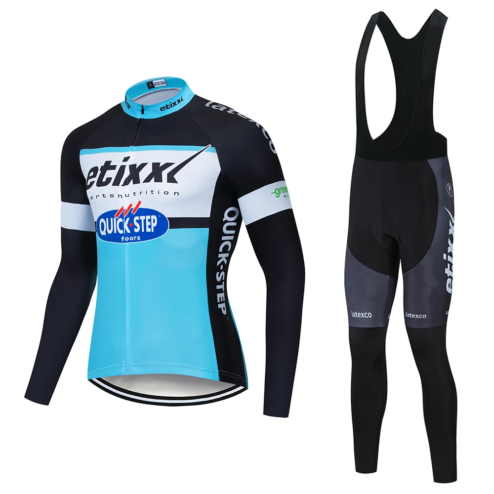 

2019 Pro spring long Sleeve Cycling Jersey Bike Cycling jacket Set Bicycle ropa ciclismo hombre Cycle Maillot clothing bib Pant