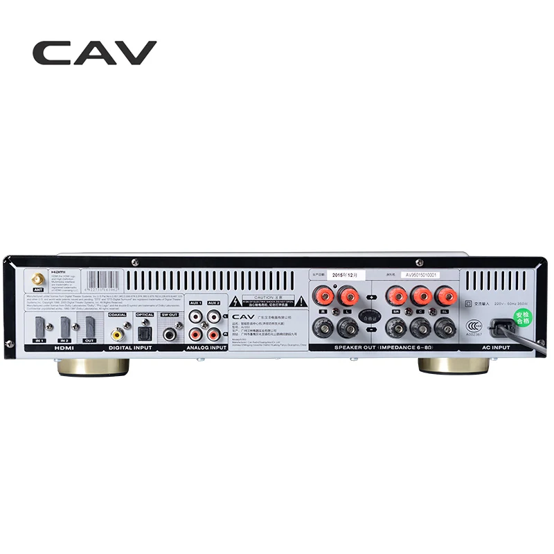 CAV AV950 аудио усилитель Главная Театр 5,1 DTS усилитель HDMI Bluetooth High Fidelity Мощность для динамики ведущих декодирования (Фото 1) Электрические плиты CAV AV950 аудио усилитель Главная Театр 5,1 DTS усилитель HDMI Bluetooth High Fidelity Мощность для динамики ведущих декодирования (Фото 1)